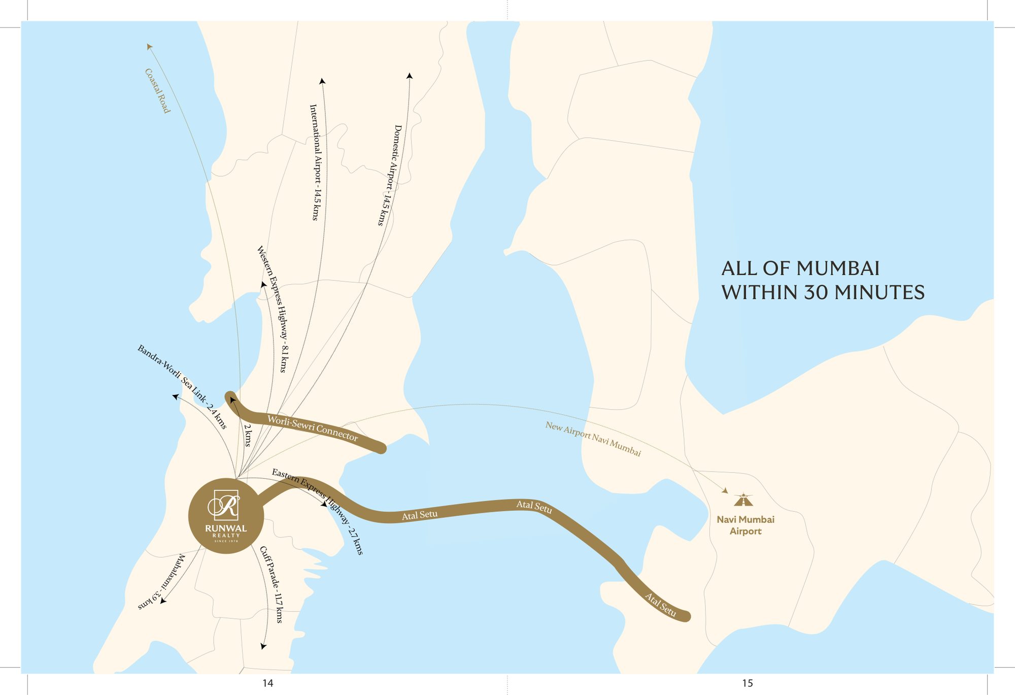 Indicative connectivity map from the project brochure