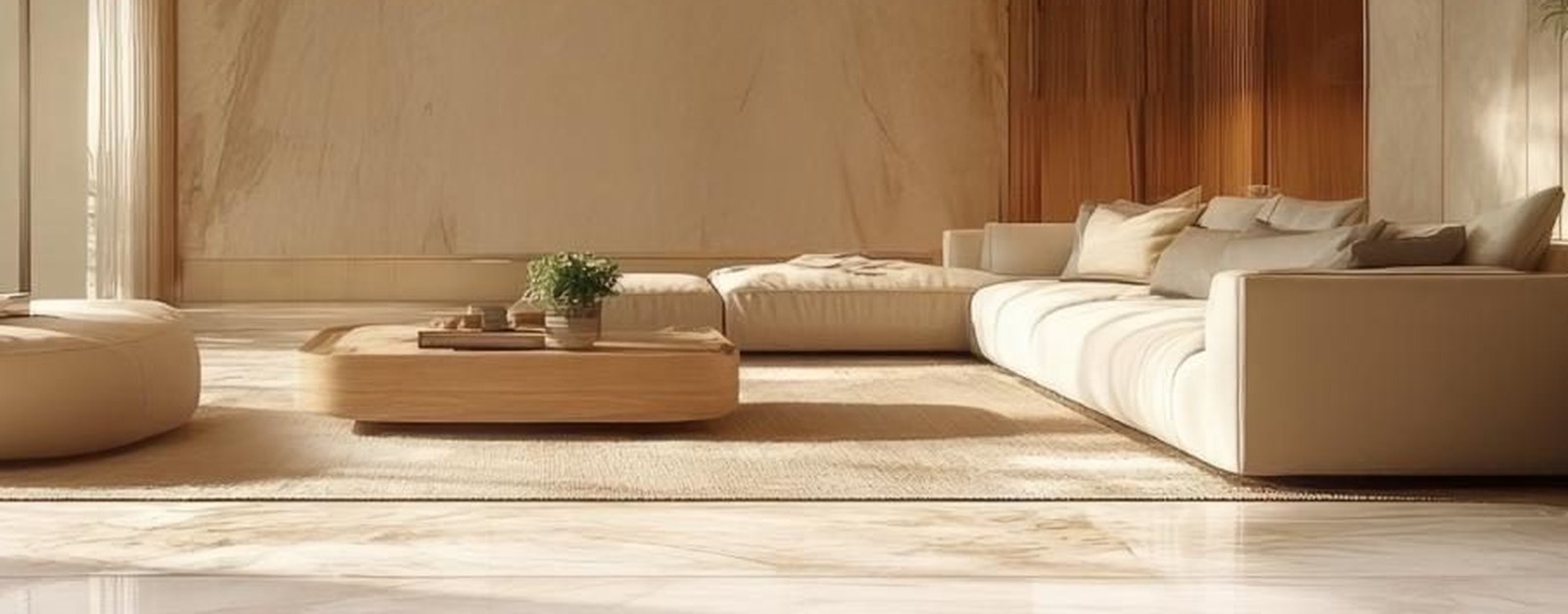 Artist’s impression of high-ceiling living room