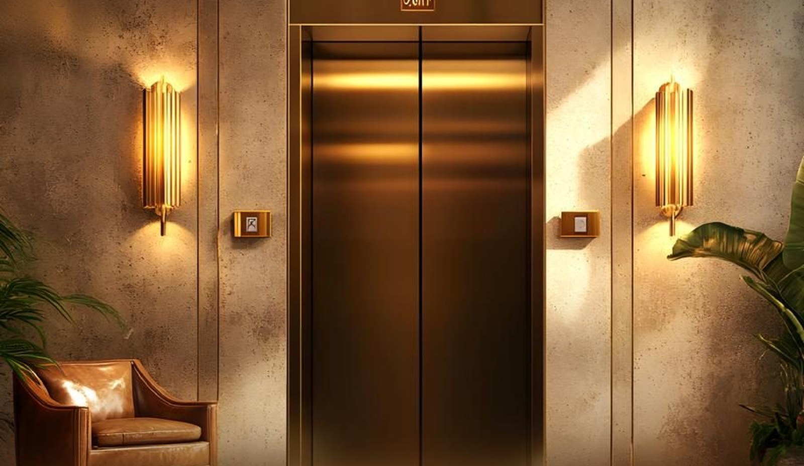 Artist’s impression of private lift lobby